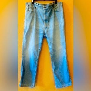 VTG Powder Blue Levi’s Action Jeans 42x30